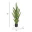 Plante de serpent artificielle Sansevieria en pot-2050088151
