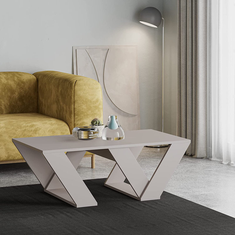 Table basse Kiernach, Moka clair