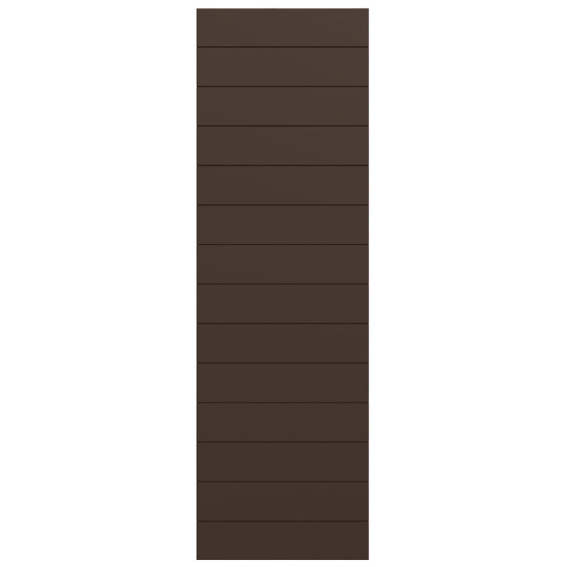 Volets EnduraCore, L 15 po, 54"H, Brun raisin