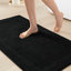 1 tapis de salle de bain réversible 100% coton 24 x 60 po 3000 g / m² - plateau de table de qualité supérieure, aspect dense, lavable à la machine, velours moyen 0,5-1209171034