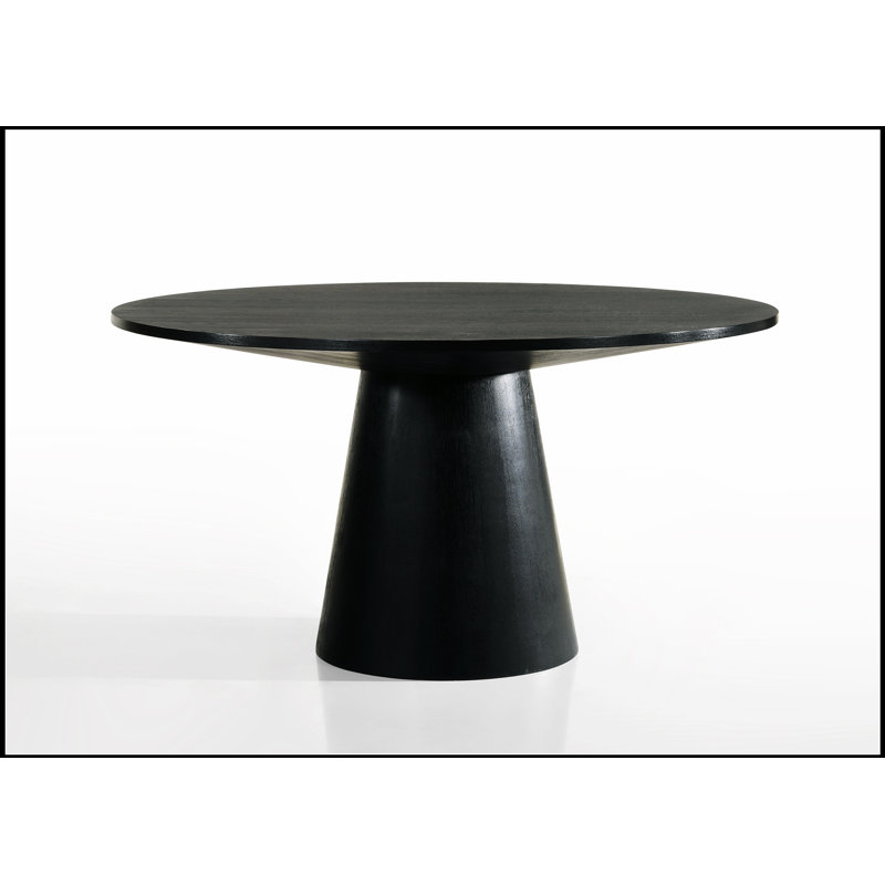 Table de salle à manger Jasper Ebony, Noir, H 31 po x L 47 po x l 47 po