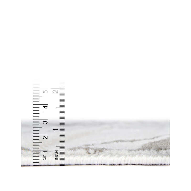 Latitude Run® Vefsna Nikolis Rug Ivory, Square 10'