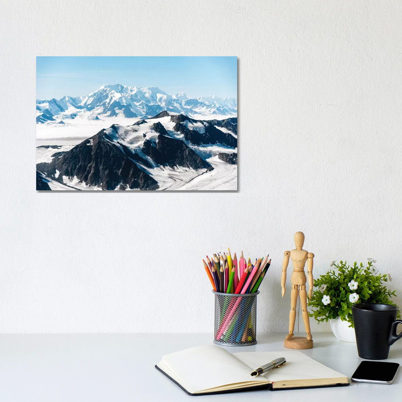 Cold Mountains by Lucas Moore - Wrapped Canvas Print, 20.32 cm H x 30.48 cm W