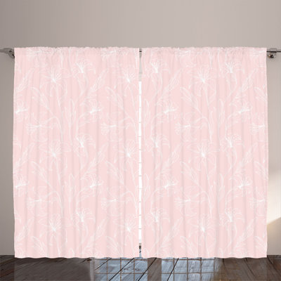 Semi Sheer Curtain Pair