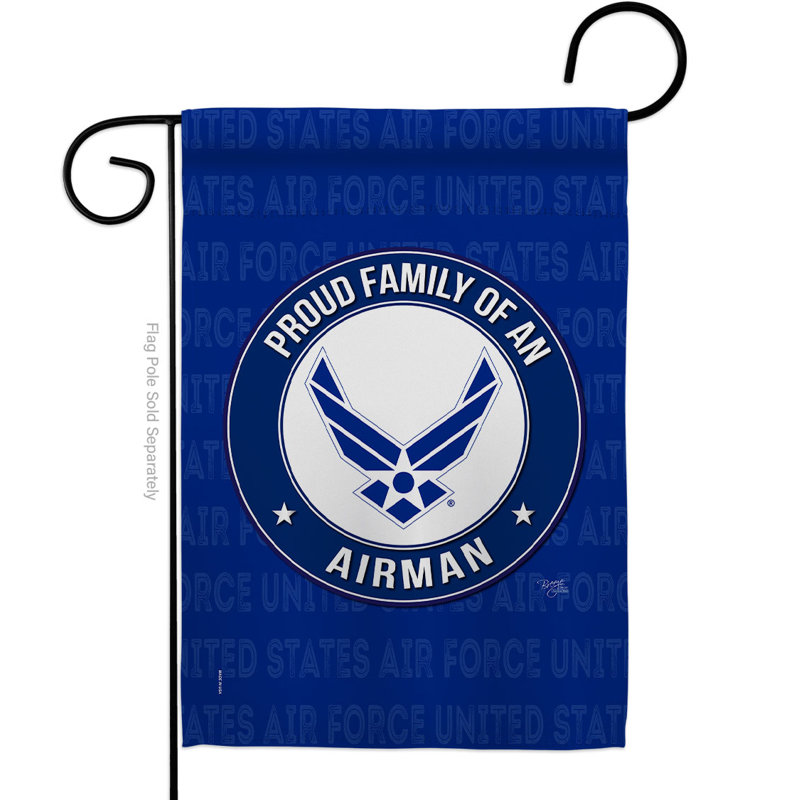 Drapeau de jardin en polyester 18,5 x 13 po Proud Family