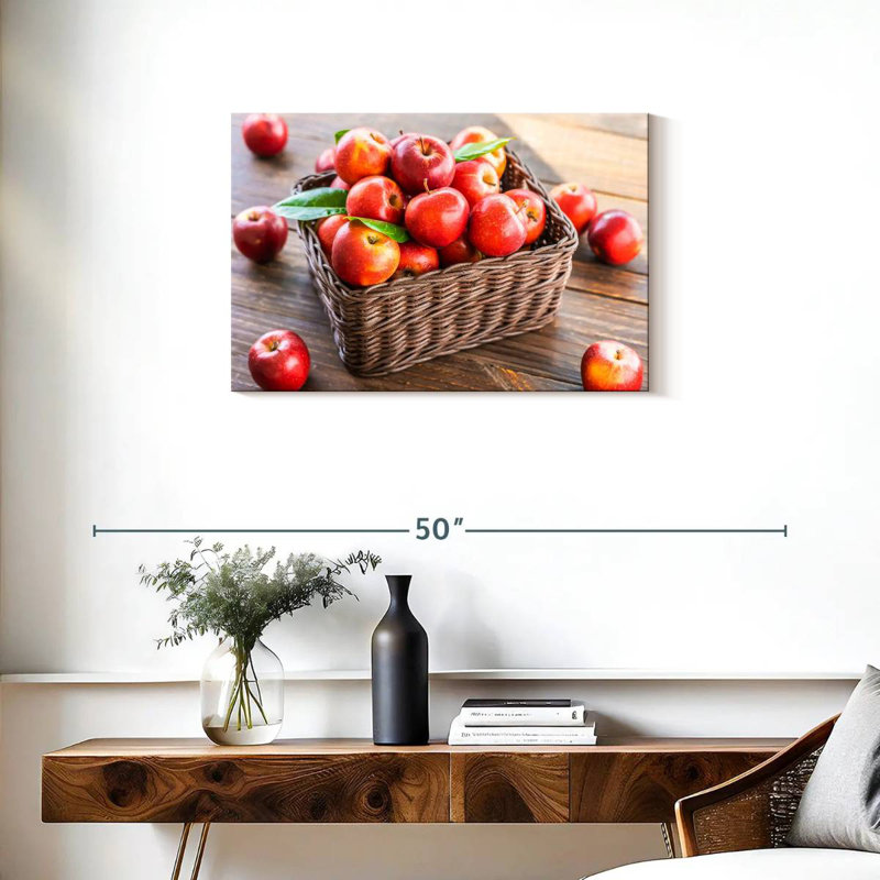 Récolte de pommes fraîches Yarlin, H 20 po x l 30 po