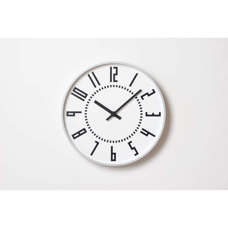 Lemnos Eki Train Station Clock - White, White