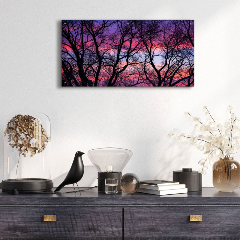 «Sunrise In The Trees» par Darren White, H 24 po x l 48 po
