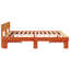 Bed Frame with Headboard Solid Pine Wood-313645406