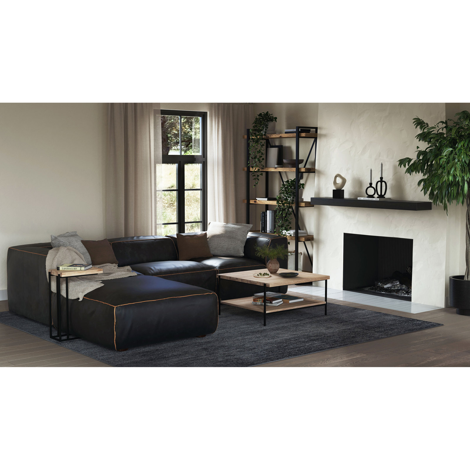 Highland Solid Wood End Table