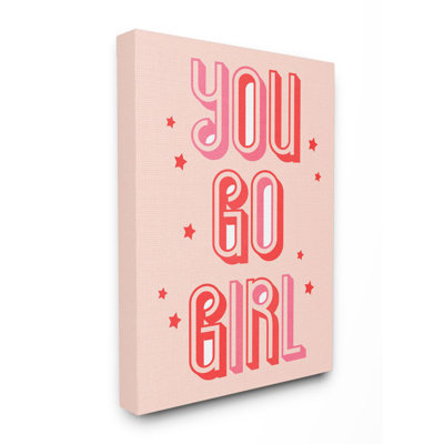 «You Go Girl» par Daphne Polselli, reproduction d'art texturée