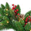 Faux PVC 46cm Christmas Wreath