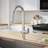 American Standard Beale Pull Down Touch Kitchen Faucet Side Spray-35195561