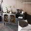Buffet 59,1 po de style rétro-111453017