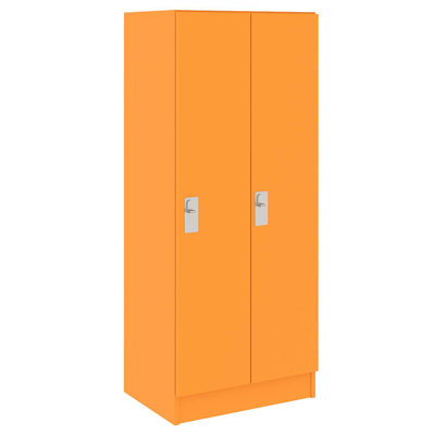 Armoire-penderie double à deux compartiments avec porte