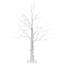 Arbre de Noël artificiel blanc 24 "avec 24 lumières DEL H 24"