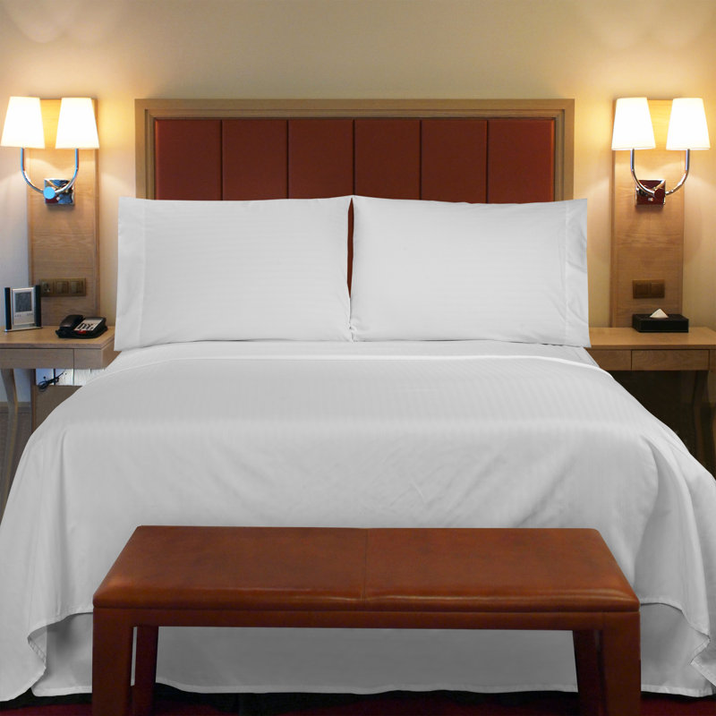 Microfiber Embossed Sheet Set, Queen Sheet Set + 1 Fitted Sheet + 2 Pillowcases