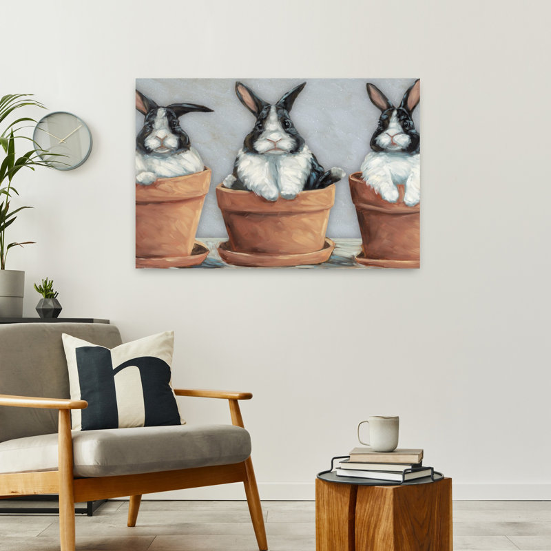 Bunny Pots, H 24 po x l 36 po