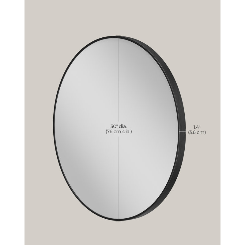 Ashwaq Round Mirror, 76cm H x 76cm W
