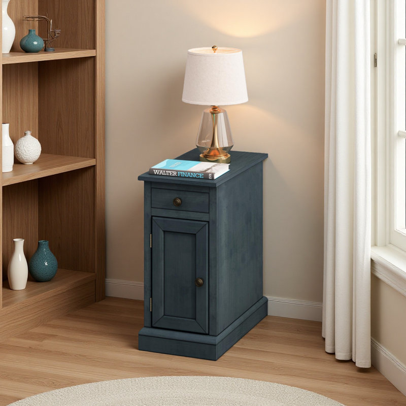 Accent Table, End, Side Table, Solid Wood Veneer