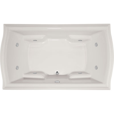 Debra 72'' x 42'' Soaking Acrylic Bathtub