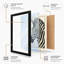 Zebra Study Japandi - Framed Print-1027123518-1027123514