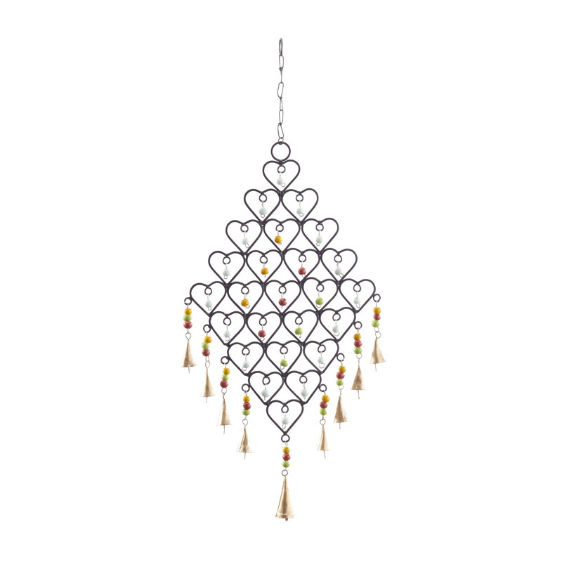 Carillon en métal Kathlyn, H 26 po x l 15,3 po x P 0,3 po