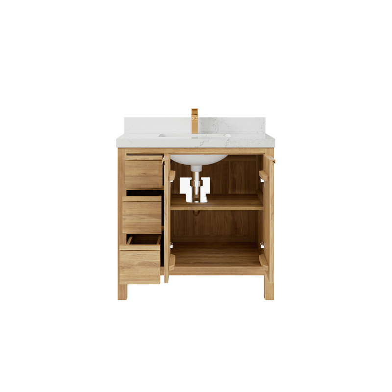 Ensemble de meuble-lavabo simple 36 po, Empira blanc