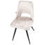 48 cm H Velvet Side Chair in Beige-1694745974
