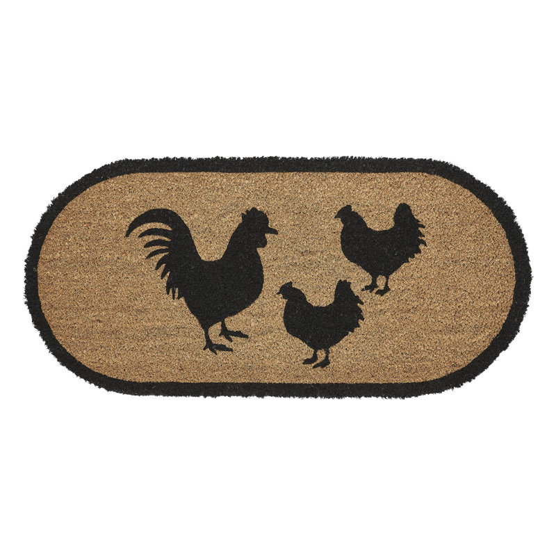  Down Home Outdoor Doormat, 17" W x 36" L