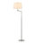 Aleinah 64.5'' Adjustable Height Swing Arm Floor Lamp-481366918