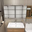 30 In. W X 26 In. H Rectangular Aluminum Medicine Cabinet With Mirror