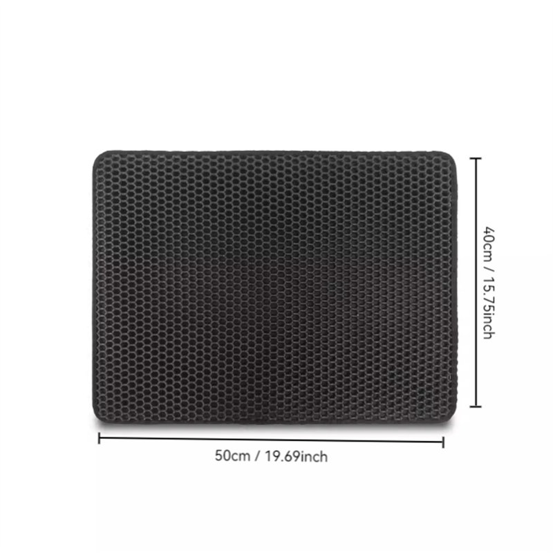 Tapis de litière en plastique, H 0,11 po x l 19,68 po x P 15,74 po