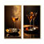 «Sidecar Soiree Bronze Cocktail - Cocktail», ensemble de 2 reproductions d'art sur toile-102569985-102569989