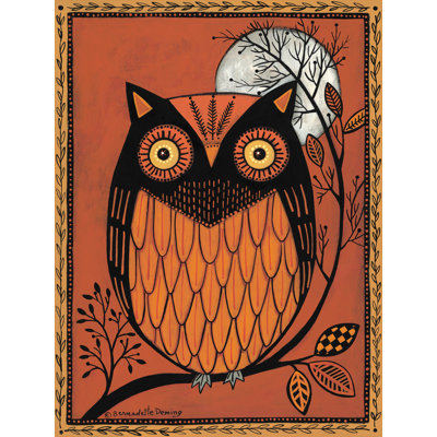 Jamahri Orange Owl par Bernadette Deming