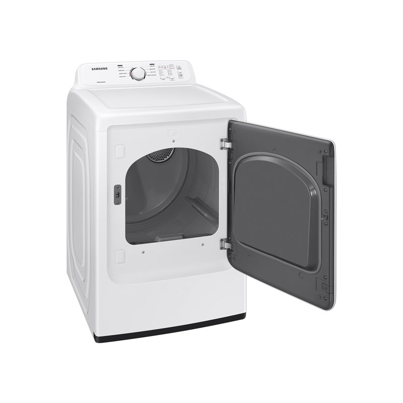 7.2 cu. ft. White Electric Dryer with Sensor Dry and Moisture Sensing