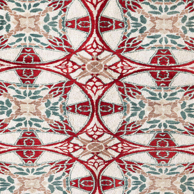 Abstract Indoor Rug, Square 6'