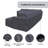5-Piece Aluminum U-Shaped Outdoor Sectional Set Sofa Cover