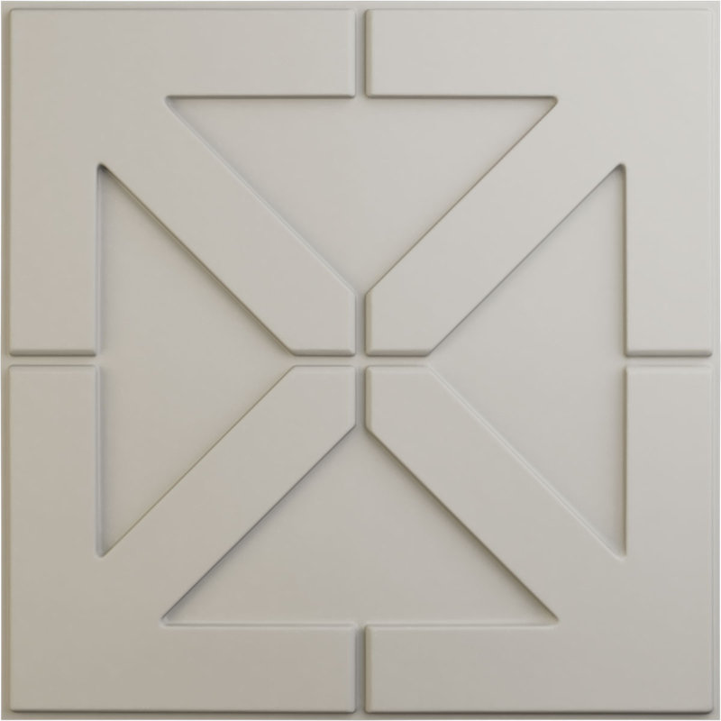 Panneau mural 3D décoratif Xander EnduraWall, Blanc fleur satiné