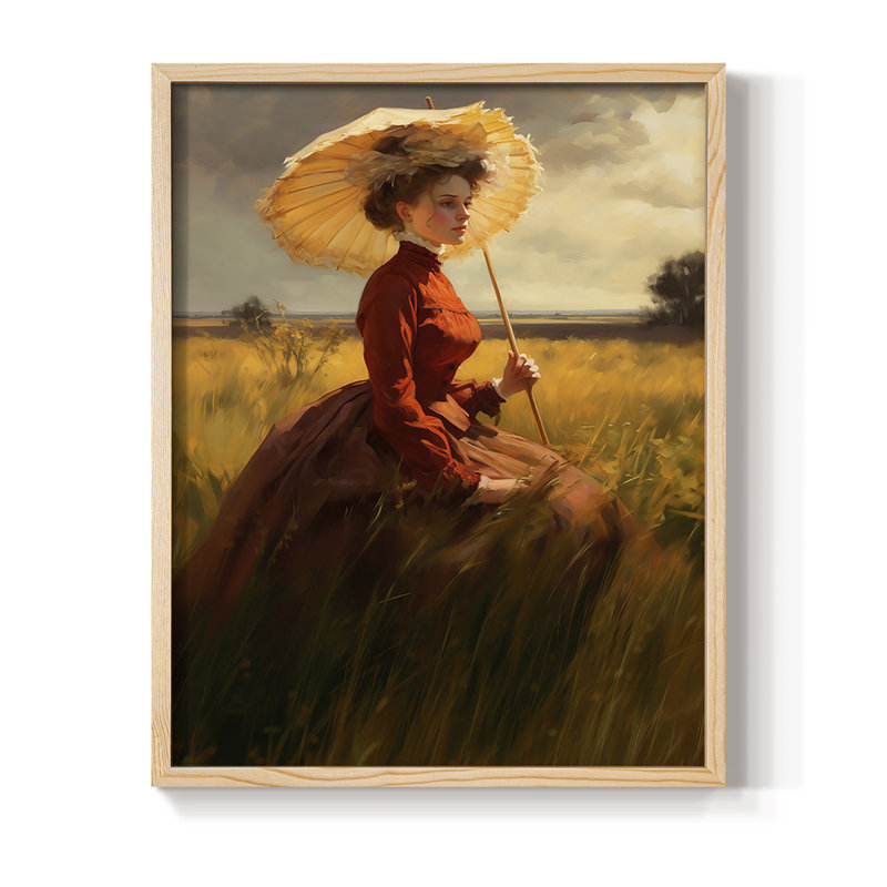 «WOMEN Series DCCDXCI», reproduction encadrée - bois massif, Naturel, H 15 po x l 12 po
