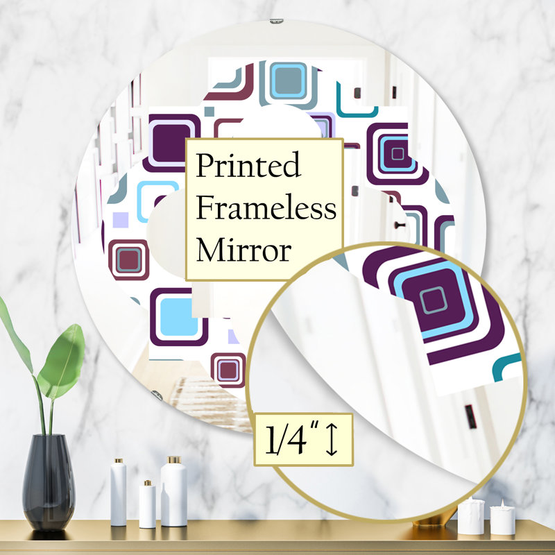 Miroir mural Quatrefoil Design I, H 31,5 po x l po