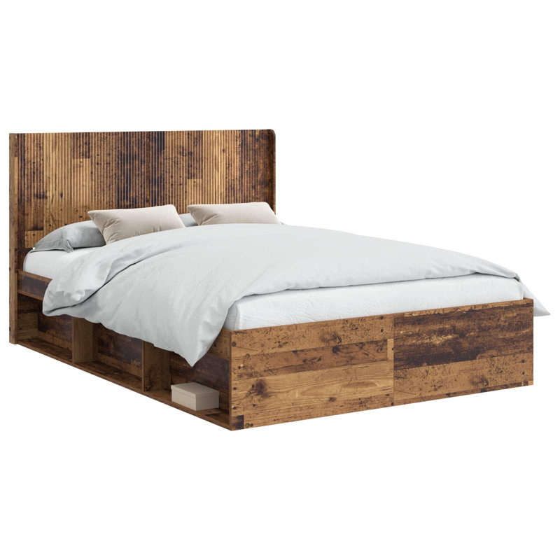 Bed, Small Double (4'), Old Wood