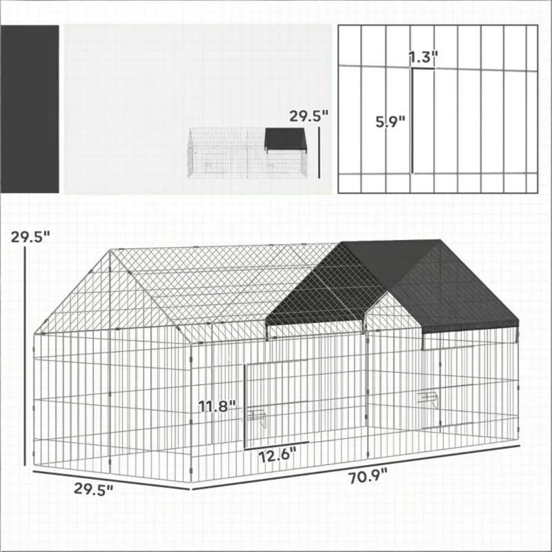 Poulailler 71 po Oxford