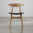 Galligan 18.5 " H Faux Leather Upholstered Rubberwood Solid Wood Side Chair-258895641
