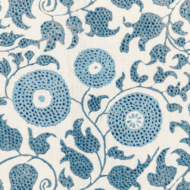 Eldora Print Fabric, Slate