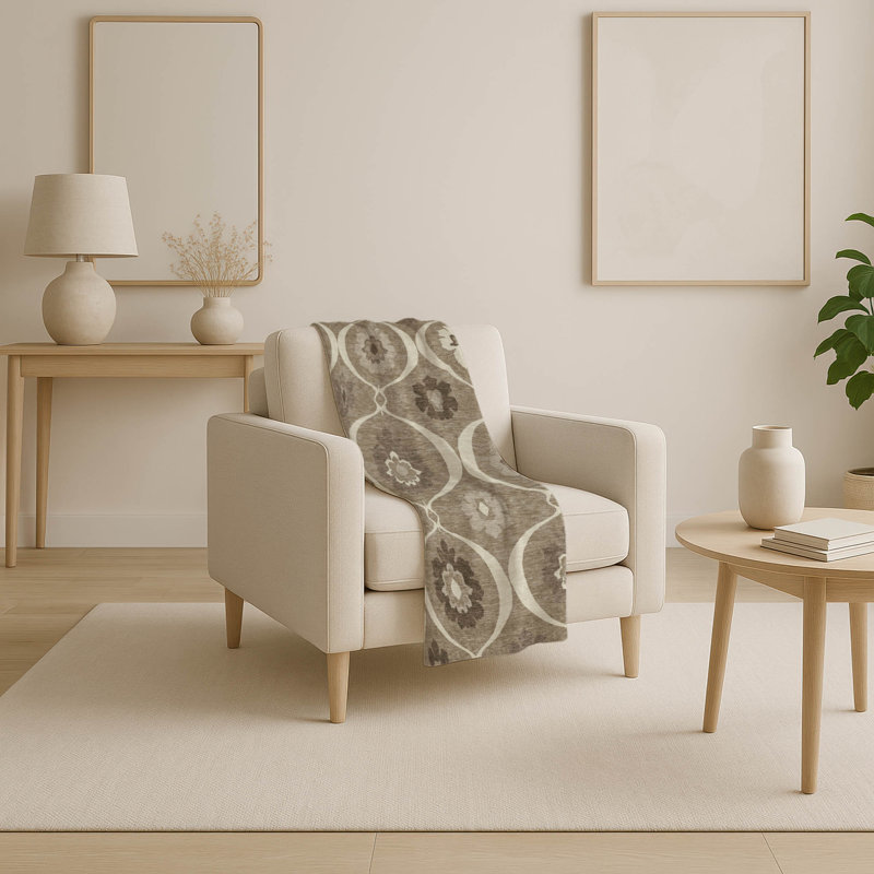 Jeté Sherpa ASB858 Addison, Taupe