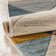 Clivia Geometric Triangles Blue/Mint/Ivory Area Rug