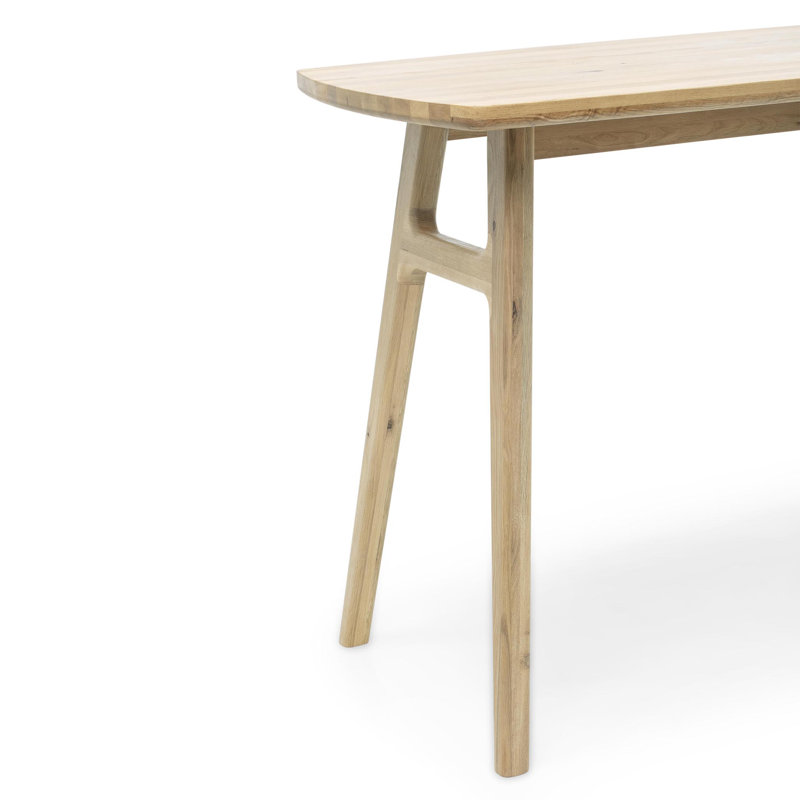 Oak Solid Wood Dining Table, 27.5" W x 36.22" L