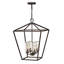 4 - Bulb 24.5" H Outdoor Hanging Lantern-787298890-787298891
