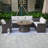Lazaro 6 - Person Patio Conversation Set with Cushions-71058060-71058061